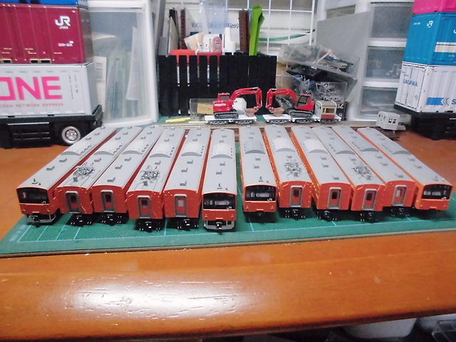 今さらですが…KATO 201系オレンジ 武蔵野線仕様 漢前化作業 の巻 : 続