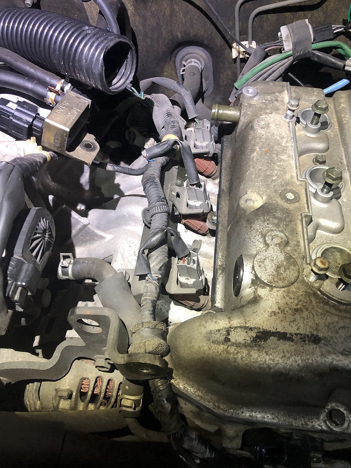 ジムニーJB23-4 純正12穴インジェクターに交換+点火タイミング点検