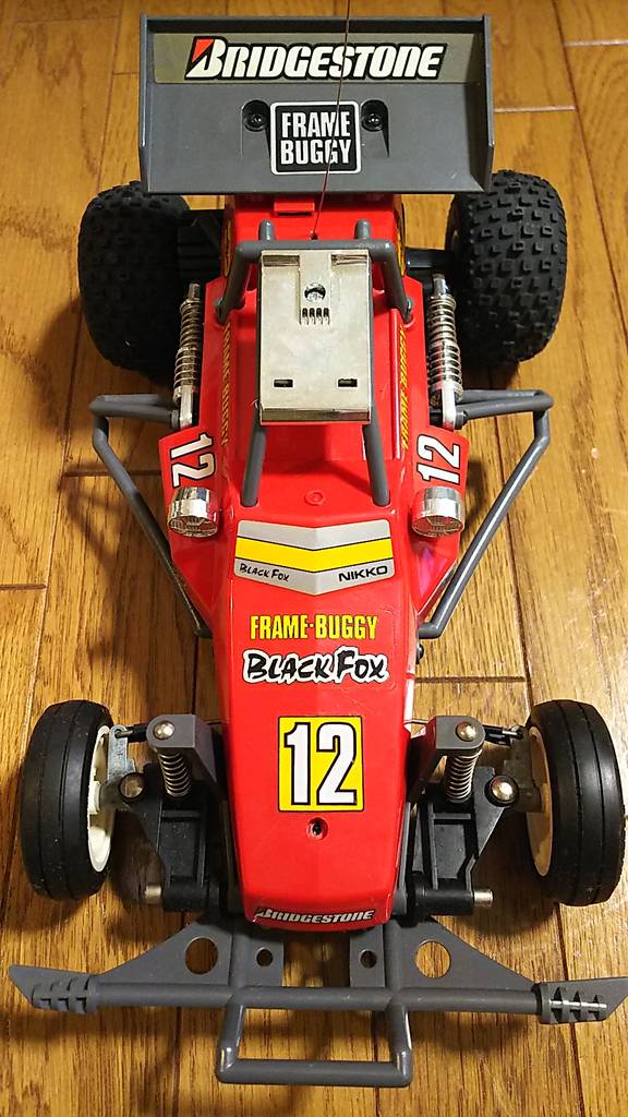 1985年【NIKKO 1/14フレームバギーブラックフォックス(赤)】問題なく