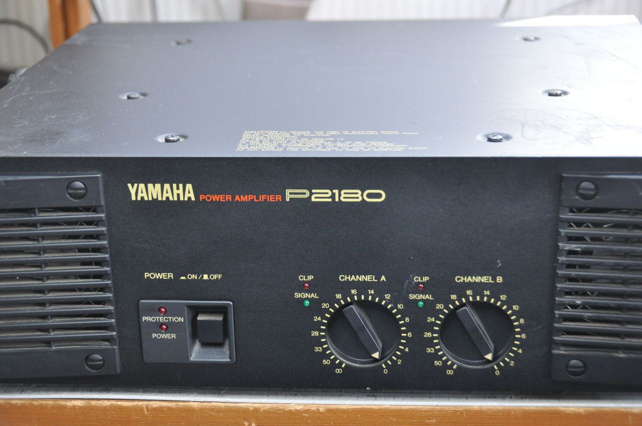 YAMAHA P2180も整備します : B級オーディオ奮戦記