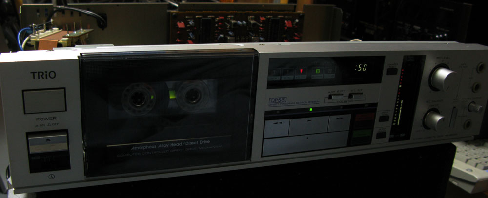 TRIO KX-880SR （カセットデッキ） : フラットバーロードで行こう！