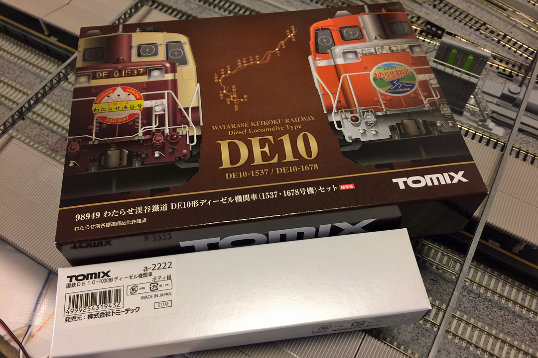 TOMIX 98949 わたらせ渓谷鐵道DE10（1537・1678号機） : どみやんの