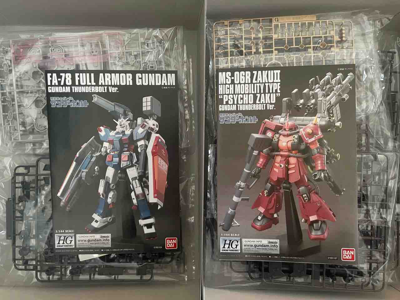 ガンダムベース限定 フルアーマーガンダム VS サイコ ザク セット