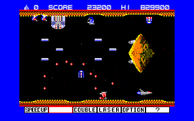 グラディウス for X1 詳細 : パチンコCR銀河鉄道999と80年代レトロゲーム