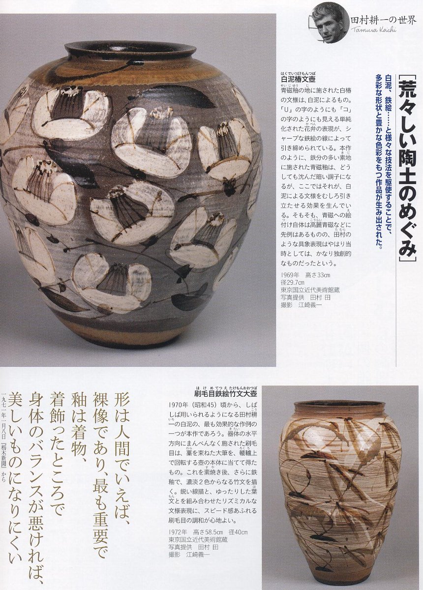 閑話休題205 人間国宝37 陶芸・鉄絵・田村 耕一 : 「愚意鑿」BINBOU