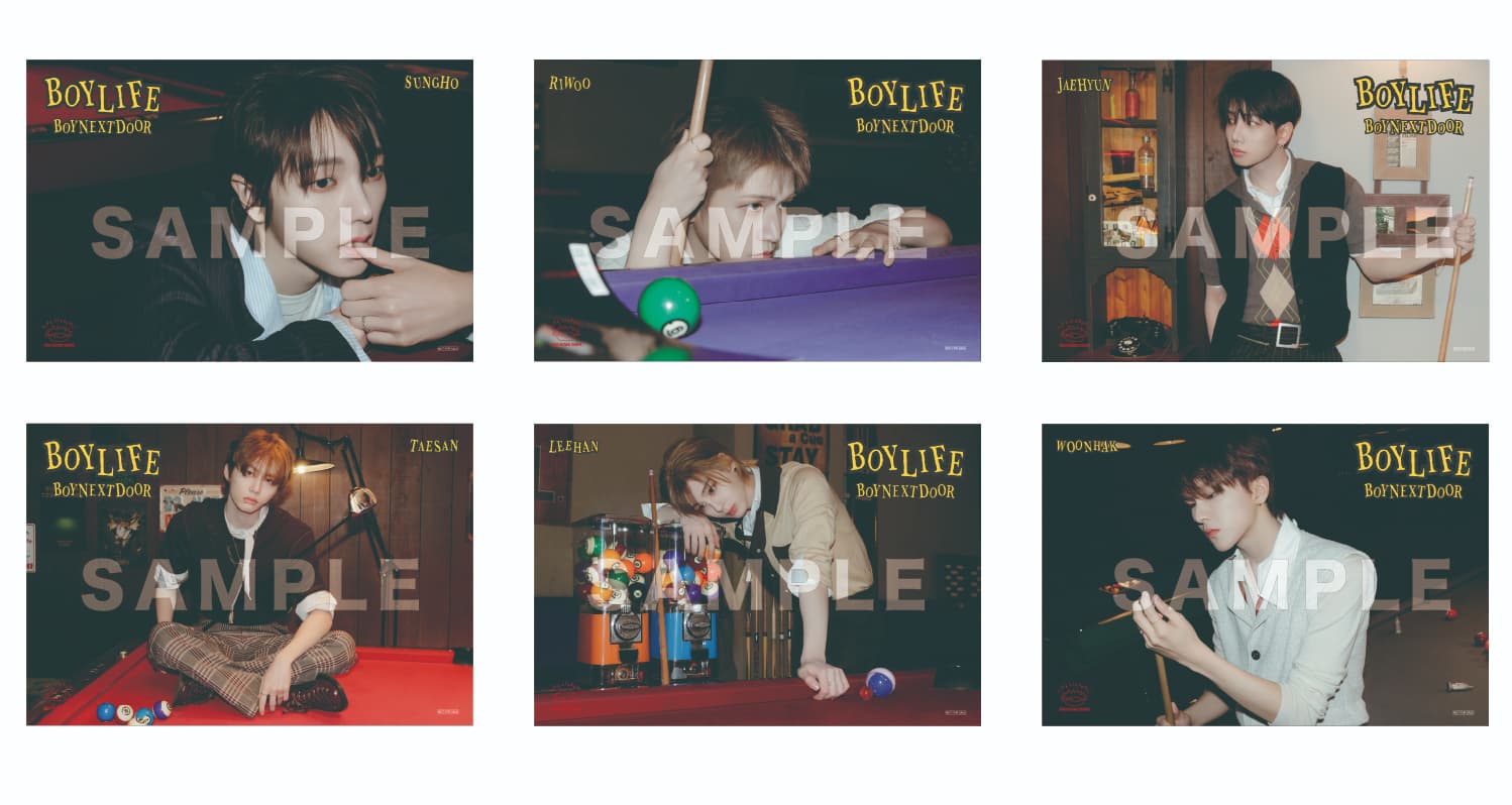 BOYNEXTDOOR トレカ タワレコ ラキドロ 6種コンプ ×2 ① BOYNEXTDOOR