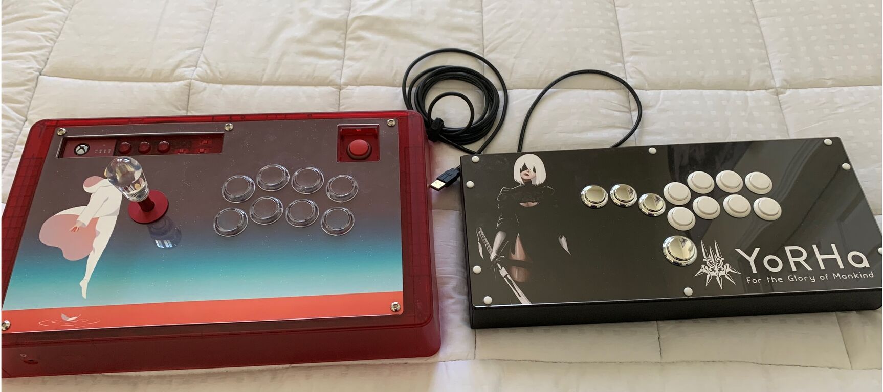 アケコン】Hitbox/SmashBox向けにカスタム天板用のアクリル製クリア