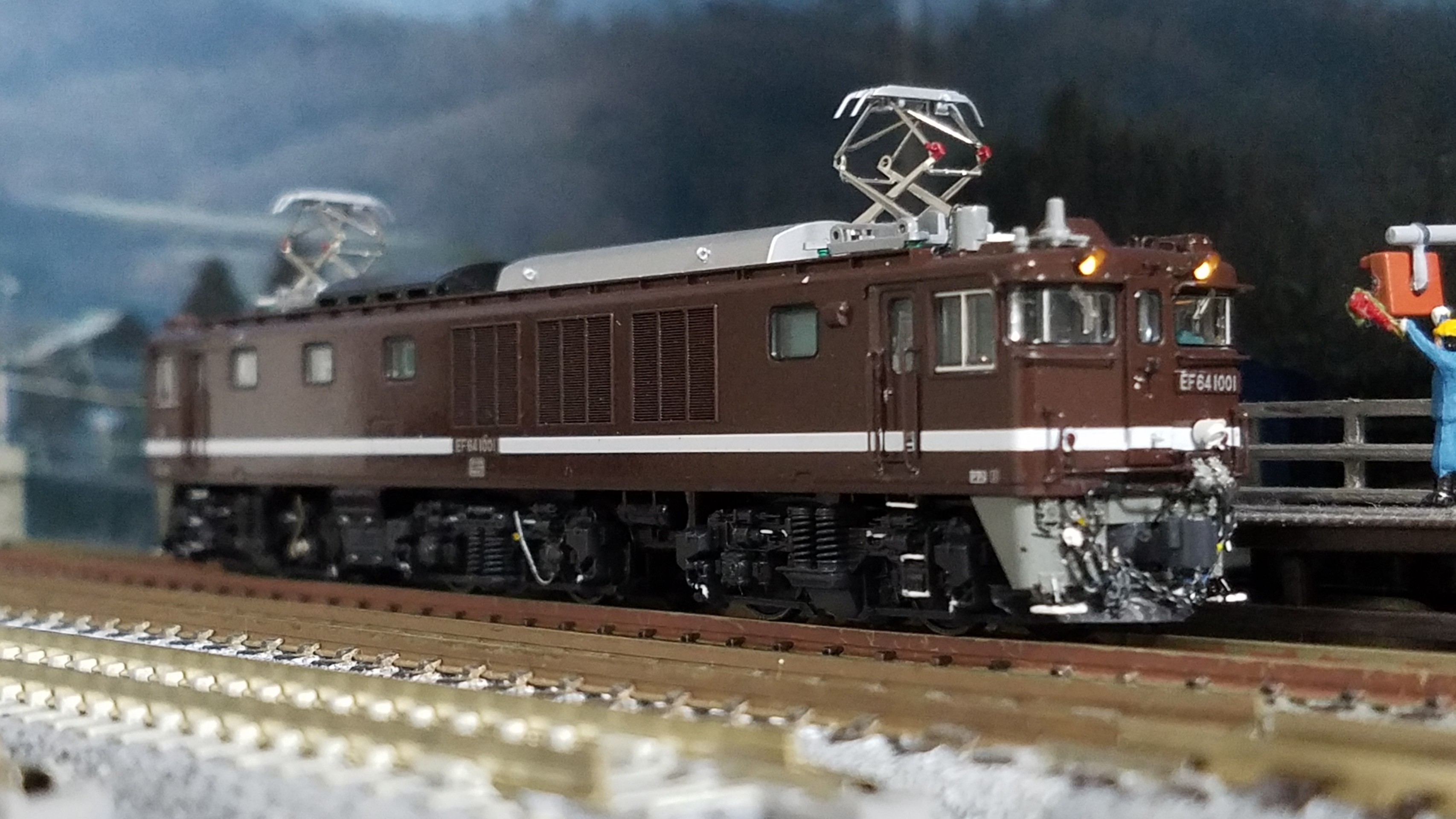 Kato3023-3 EF64 1001号機『高』 茶色の追加加工整備 完成 : （仮称