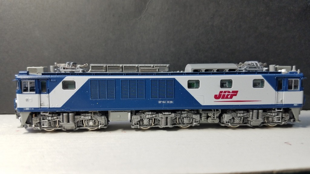 Kato 3024-1 EF64 1000 JR貨物新更新色の加工整備完成 : （仮称）東北