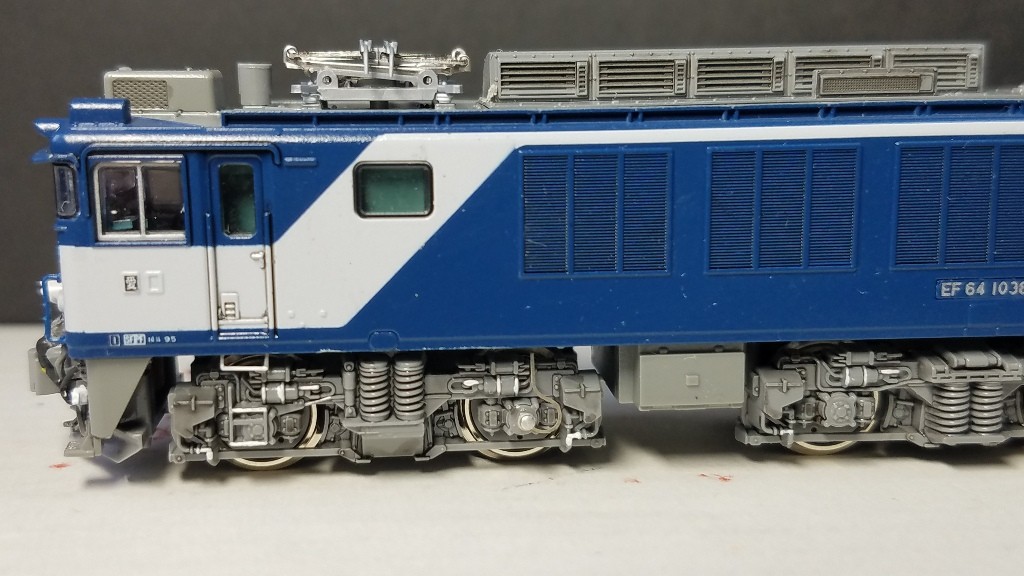 Kato 3024-1 EF64 1000 JR貨物新更新色の加工整備完成 : （仮称）東北