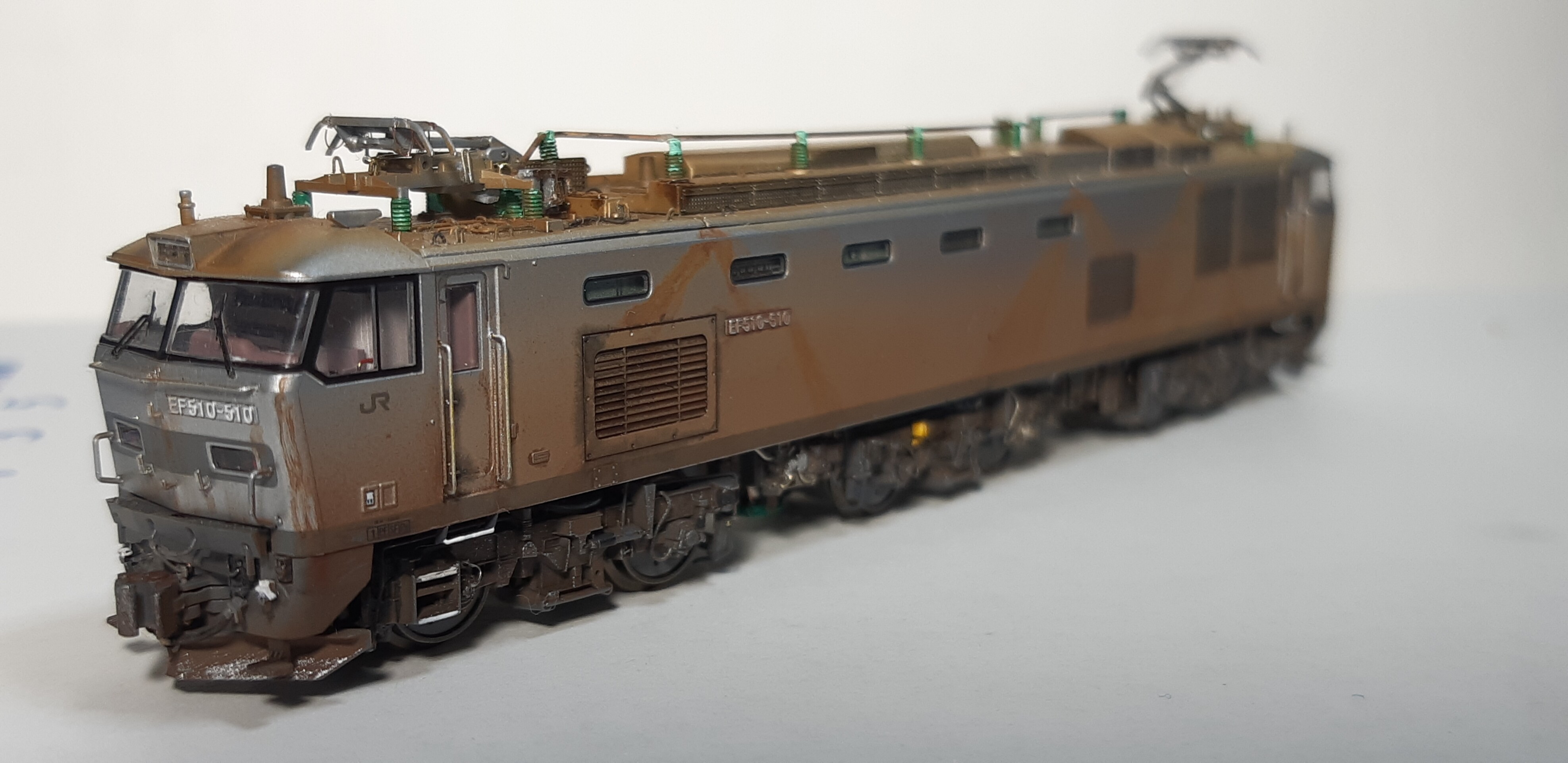 Kato 3065-5 EF510 500 JR貨物色（銀）の第2期 追加加工整備 : （仮称