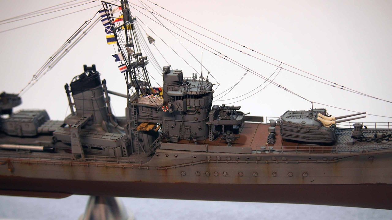 タミヤ 1/350 雪風 フルディティールアップ！ 作例ー : 天雲技術廠