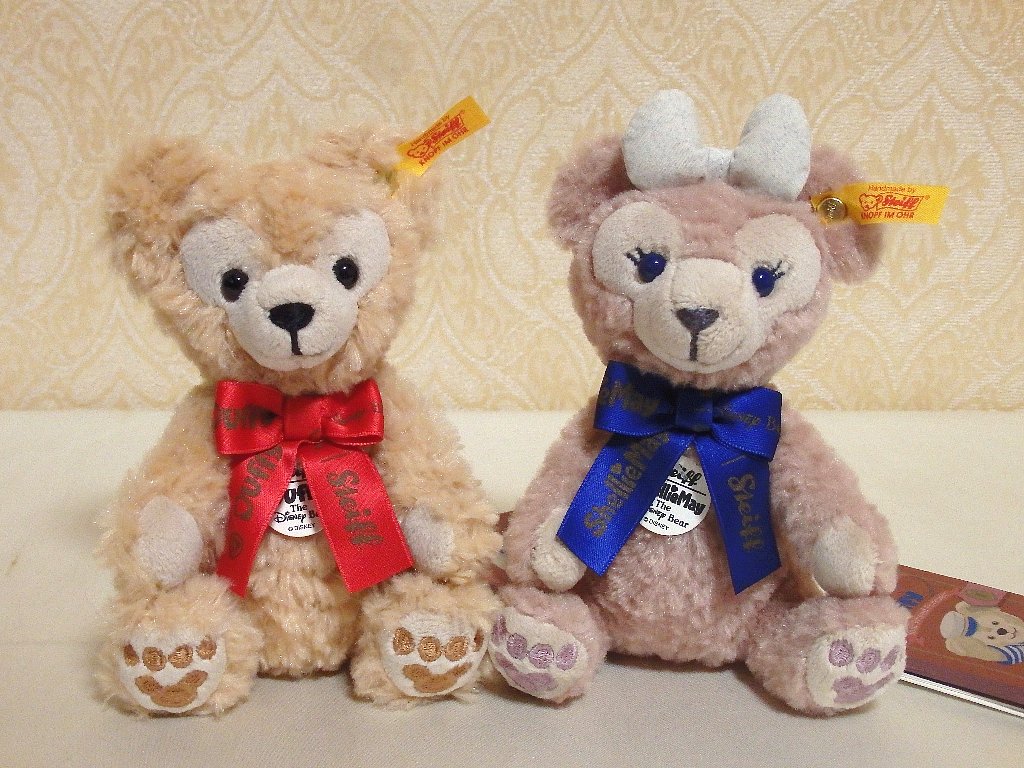 シュタイフ社・2015年限定 「ダッフィー&シェリーメイ・キーリング