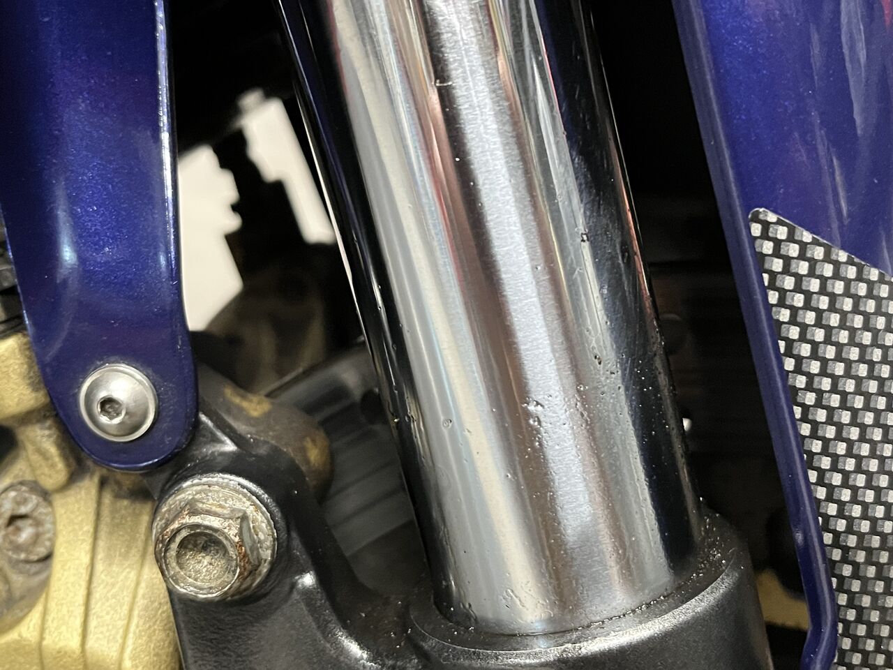 アプリリア RS250 フロントフォーク＆キャリパーO/H！！ : カスタム