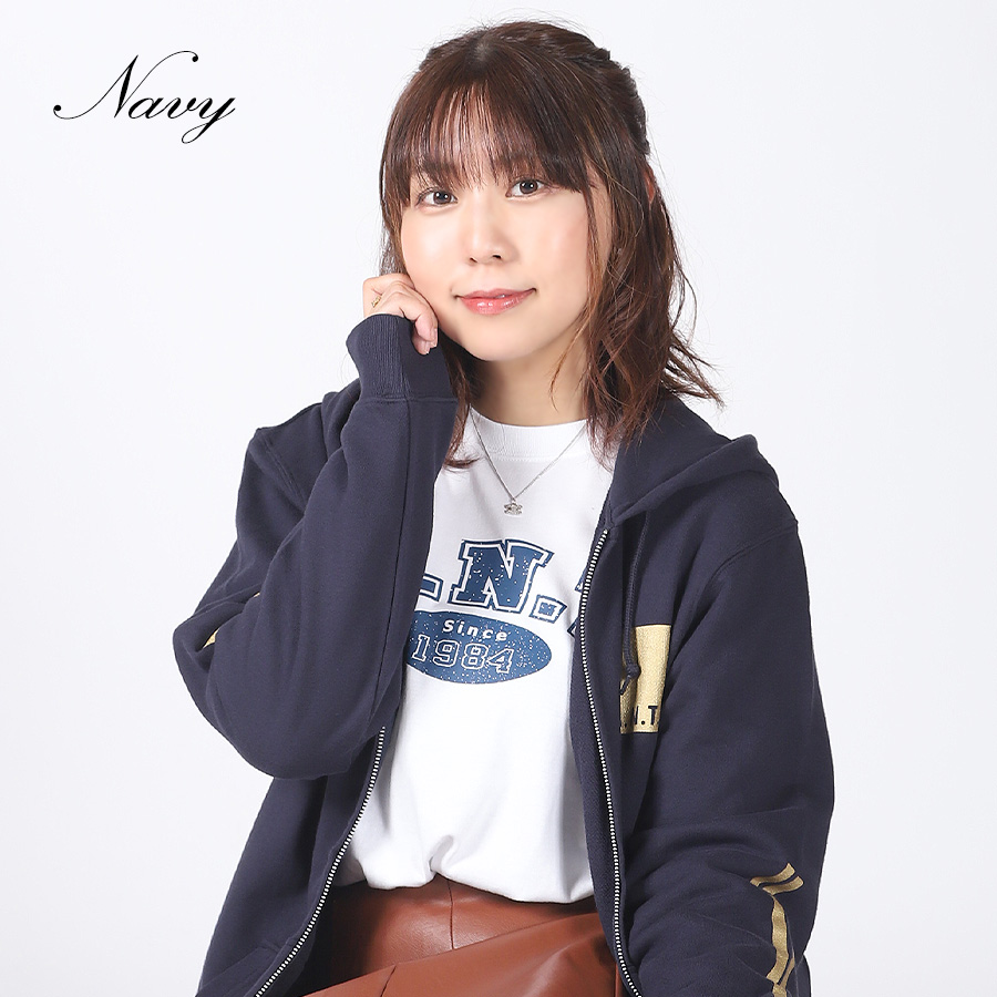 受注期間限定！松嶋桃コラボ企画第3弾！コラボZIPパーカー◇松嶋桃