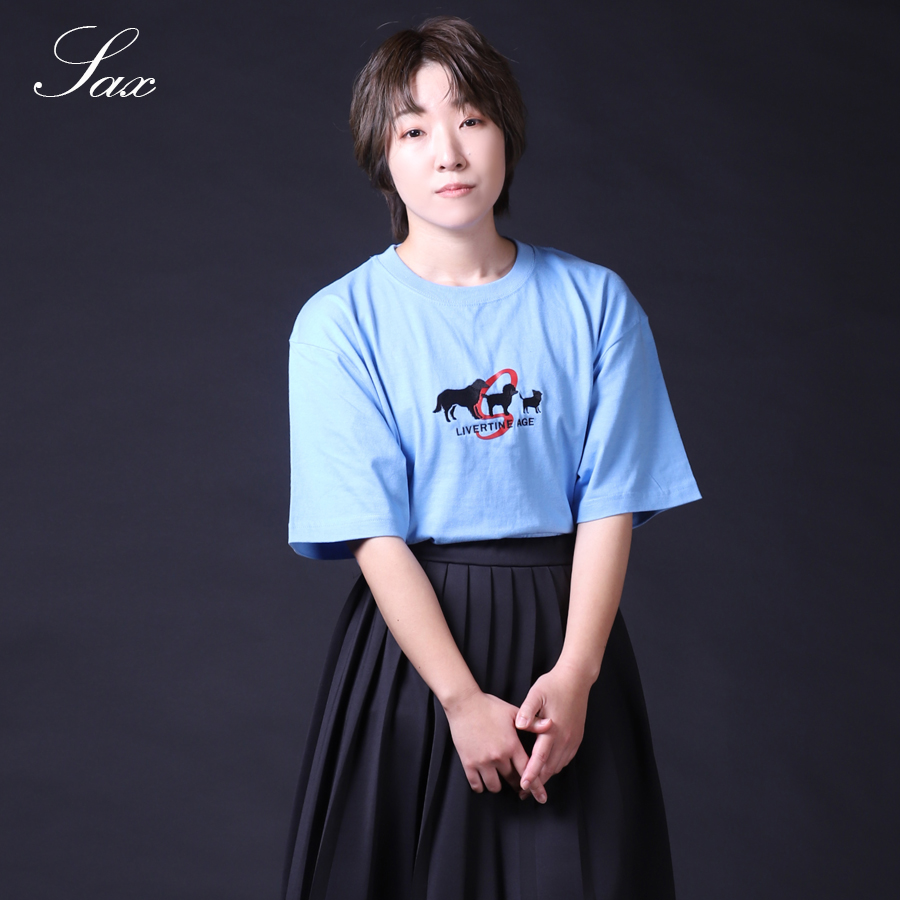 受注期間限定！葉月さき コラボ企画！コラボ半袖Tシャツ◇葉月さき