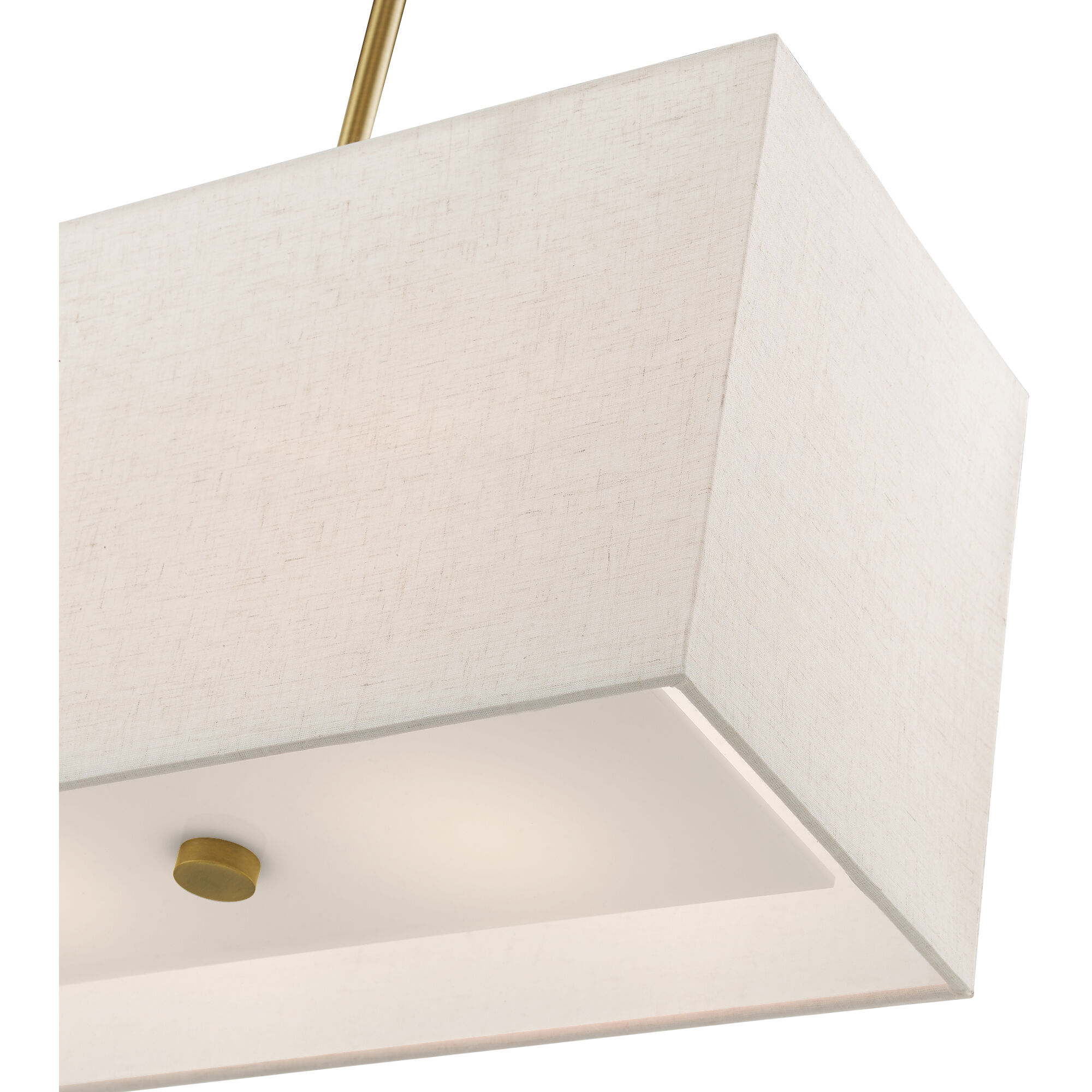 Livex Lighting 41156-01 Summit 4 Light 36 inch Antique Brass