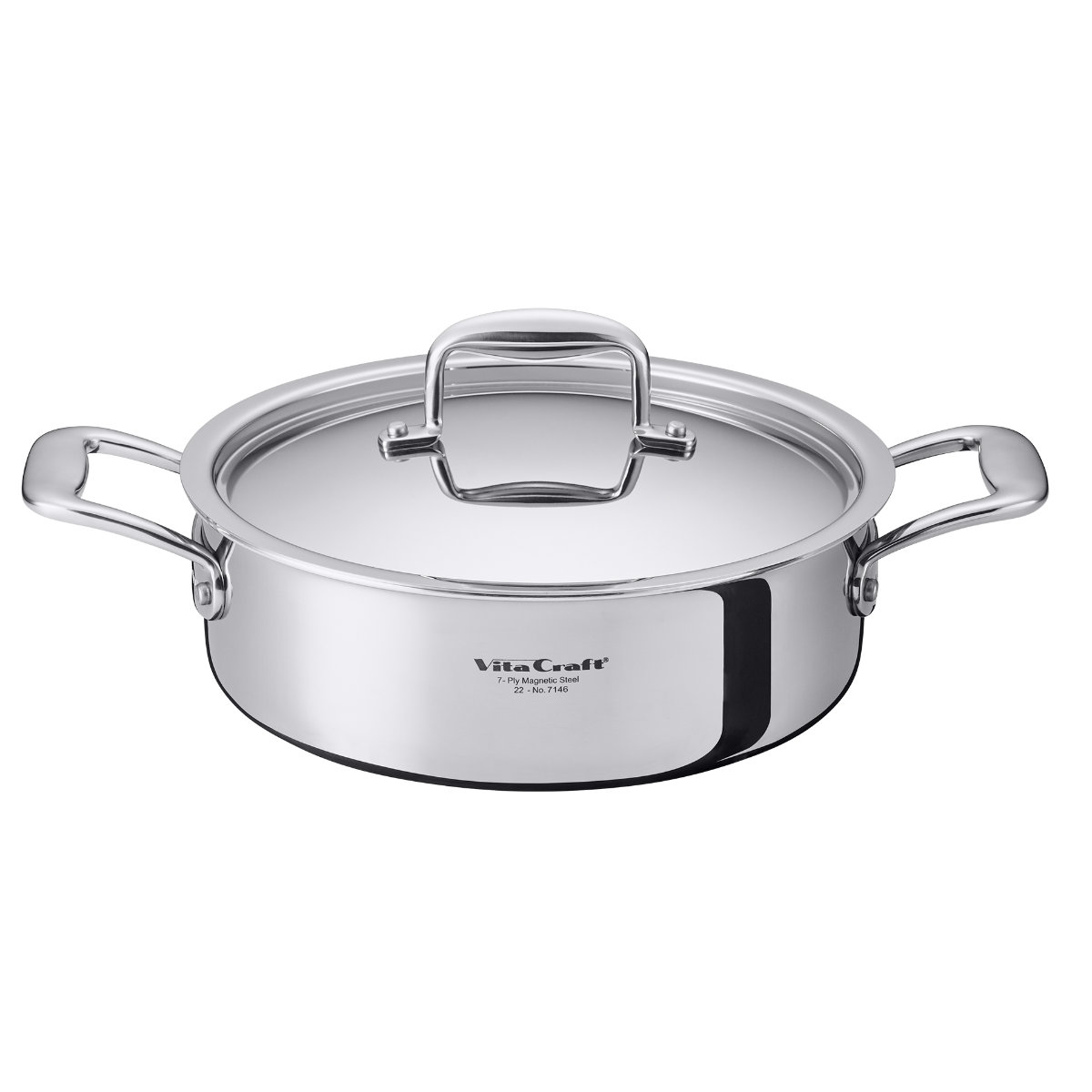 dショッピング |Vita Craft 両手鍋 浅型 24cm IH対応 Nシリーズ