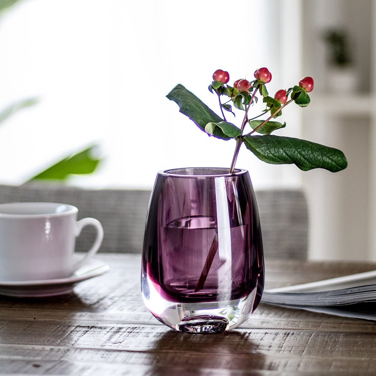 花瓶 PVティアドロ （ 花びん 花器 グラス フラワーベース 透明 割れ