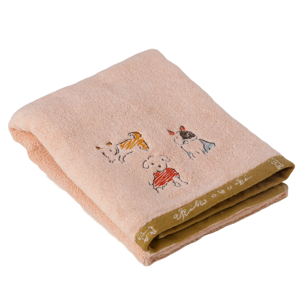 バスタオル 60×120cm 日本製 Wonderful World by obuchi わんぱく