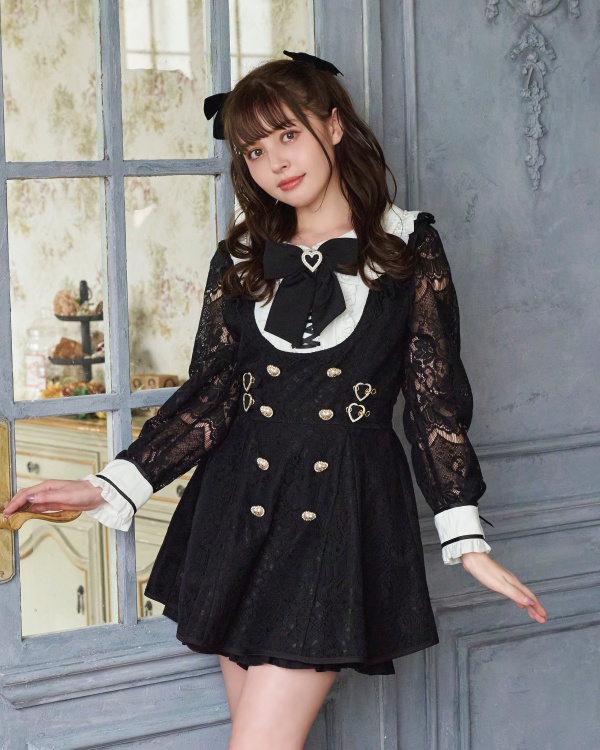 サイドハートバックルレースセットアップ ｜ LIZ LISA（リズリサ）公式