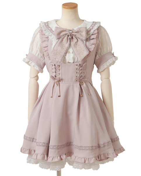 ハート衿プリーツフリルワンピース ｜ LIZ LISA（リズリサ）公式通販