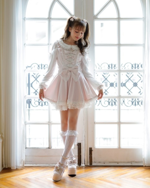 トリプルリボンフリルセットアップ ｜ LIZ LISA（リズリサ）公式通販