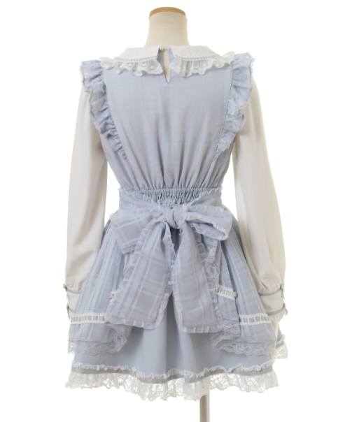 シアーチェックエプロンフリルワンピース ｜ LIZ LISA（リズリサ）公式