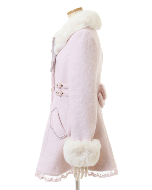 ビジューリボンミニ丈Aラインコート ｜ LIZ LISA（リズリサ）公式通販