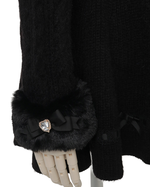 ファーカラーぺプラムカーディガン ｜ LIZ LISA（リズリサ）公式通販