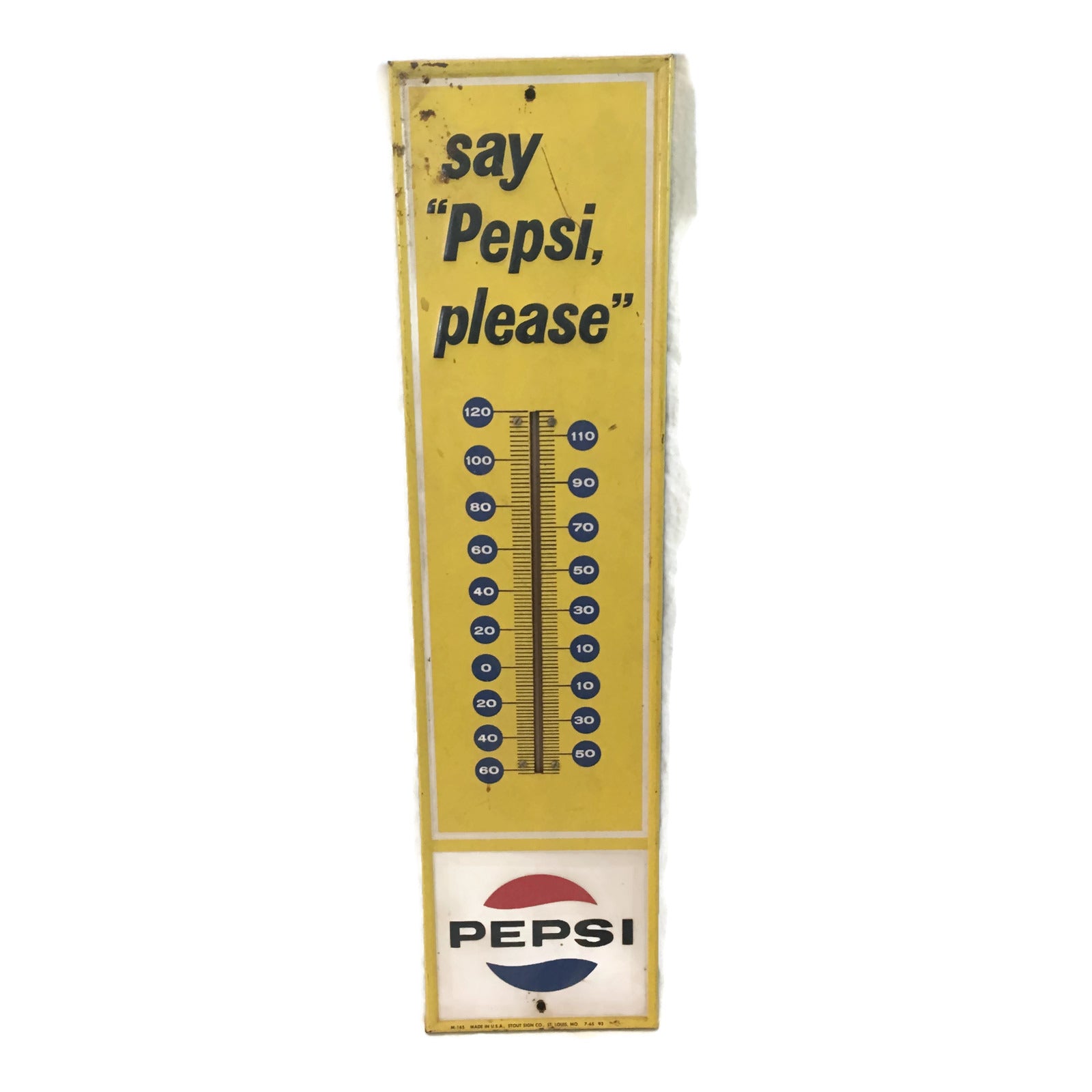 Vintage Pepsi Thermometer – Long Beach Antique Mall