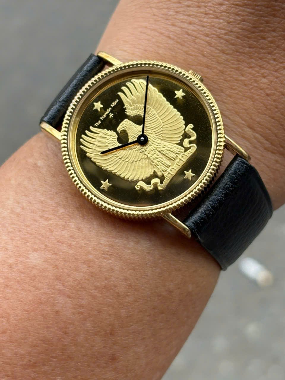 1986's THE FRANKLIN MINT quartz watch , Swiss made. – Long's Fine