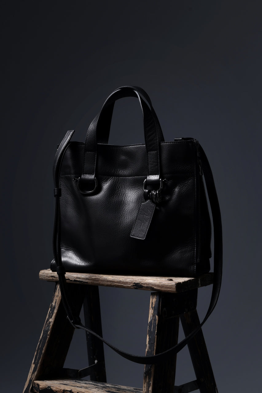 discord Yohji Yamamoto ZIPPER SHOULDER BAG / SOFT SHRINK COW