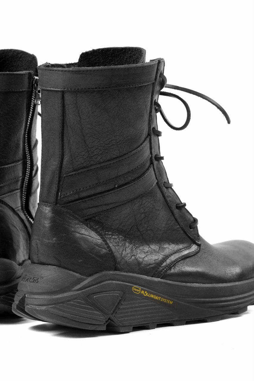 ISAMU KATAYAMA BACKLASH JAPAN SHOULDER GARMENT-DYED COMBAT SNEAKER