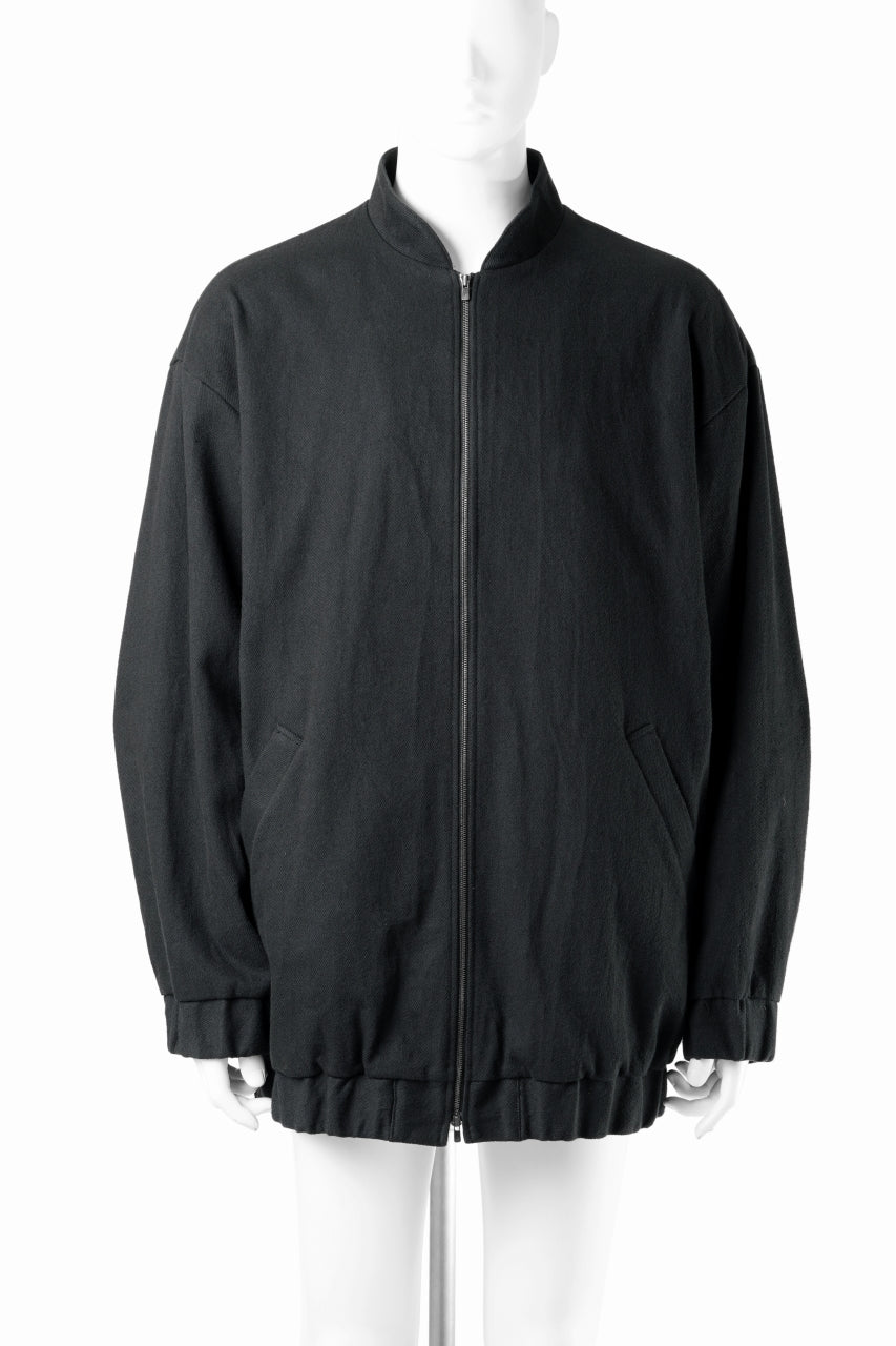 kujaku oversized zip-up blouson / J-811 (black)の商品ページ