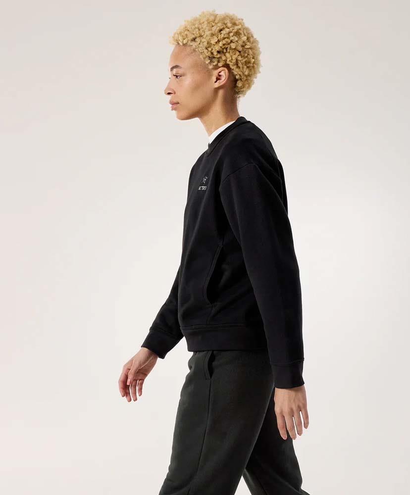 Emblem Fleece Crew Women's(L(WOMEN) Black/ブラック): ARC'TERYX