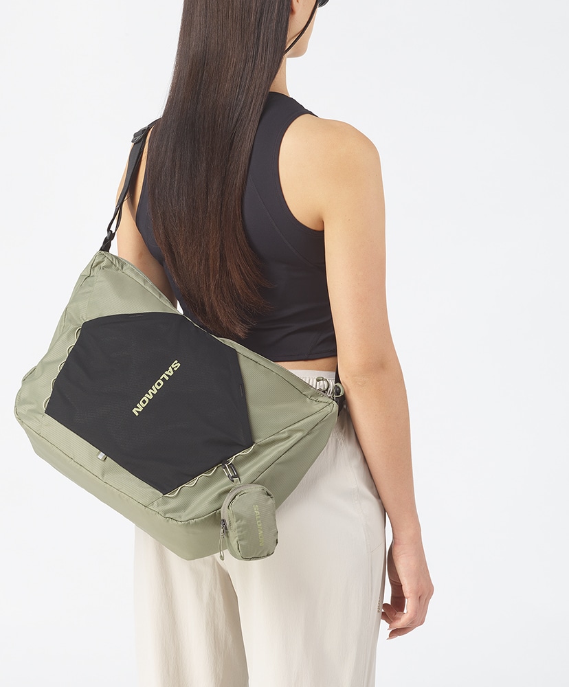 ACS SHOULDER BAG(ONE Deep Lichen×Green Tea): Salomon