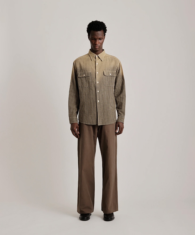 Lot.117 Work Shirts(15(MEN) Faded Beige Check/フェーデッドベージュ
