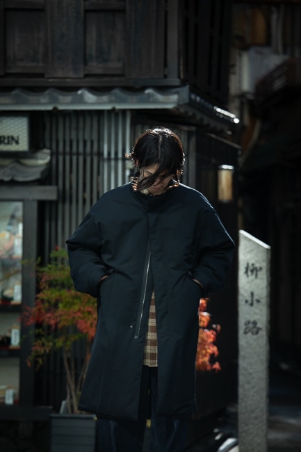 OVERCOAT [ オーバーコート ] Wool Gabardine Mods Coat With Batting