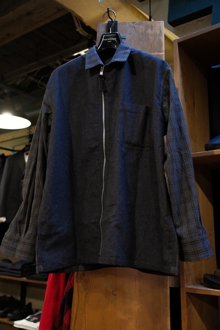 縮絨と中綿、コラボレーションの彩るHOMMEの冬。