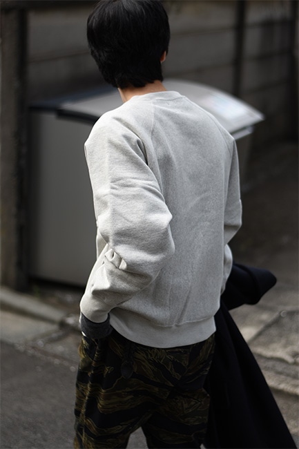 BATONER/バトナー】Men Jumberca Urake Crew Neck