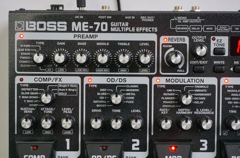 Boss ME-70 Guitar Multiple Effects Pedal W/ Amp Modeling – LOFI Music