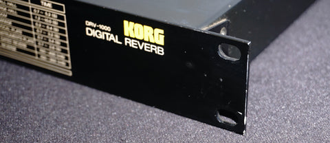 Korg DRV-1000 Vintage 1980's Digital Delay 1U Rack Mount Effects