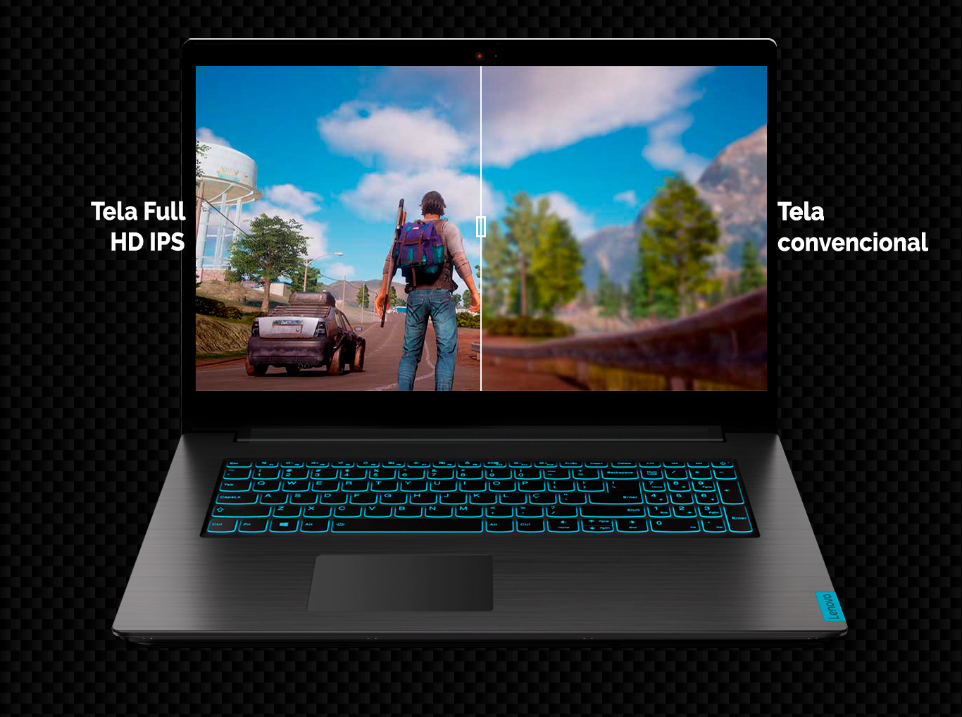 Notebook Gamer Lenovo L340 Intel Core i5-9300HF 8GB 256GB SSD GTX