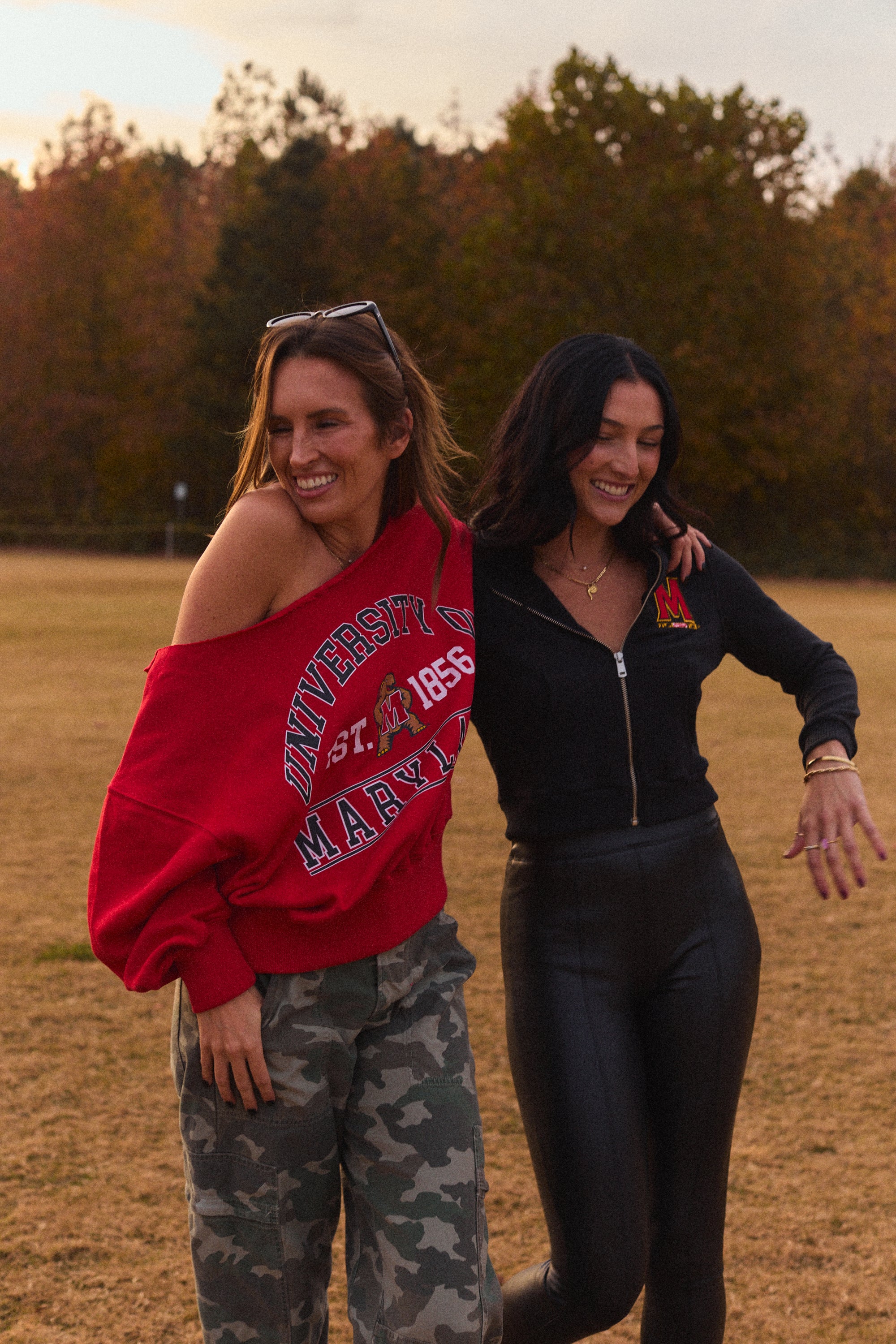 Maryland Terps Off the Shoulder Sweatshirt – lojobands