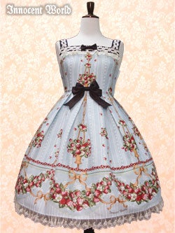 Classical Strawberry High Waist JSK by Innocent World