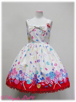 Candy Treat Chest Ribbon JSK by Angelic Pretty