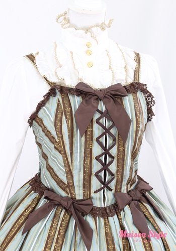 Quartet Chocolate Bustier JSK Set by Angelic Pretty