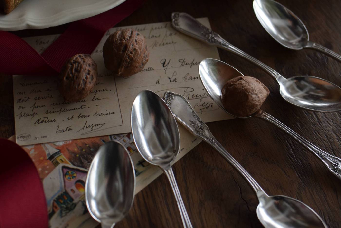 ティースプーン6本セット Ravinet & Cie フランスアンティーク雑貨