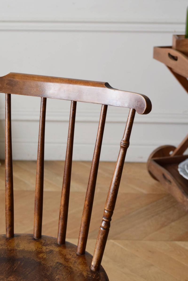 イギリスアンティーク家具 キッチンチェア.4 ウィンザーチェア